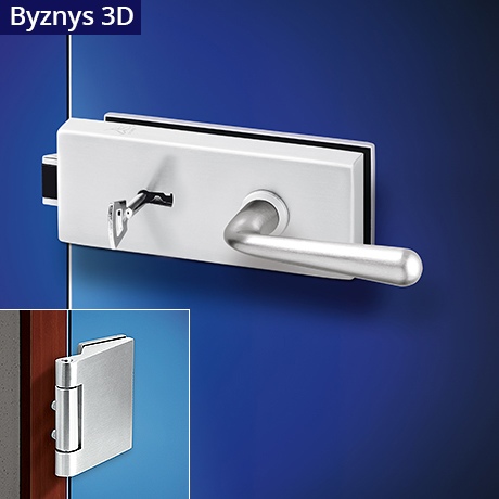 Charlie Byznys HR kování na skleněné dveře