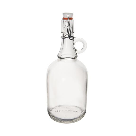 Demižon sklo/kov klip uzávěr 1 l