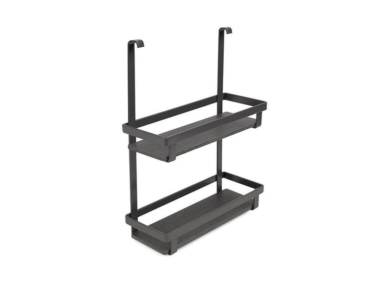 Polička Titane dvoustupňová, 216x87x250 mm, antracit