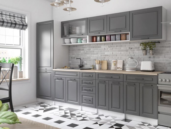 Kuchyňská potravinová skříň Falco Irma SL40 bílá MAT