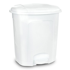 Koš odp. UH s pedálem 30 l bílá