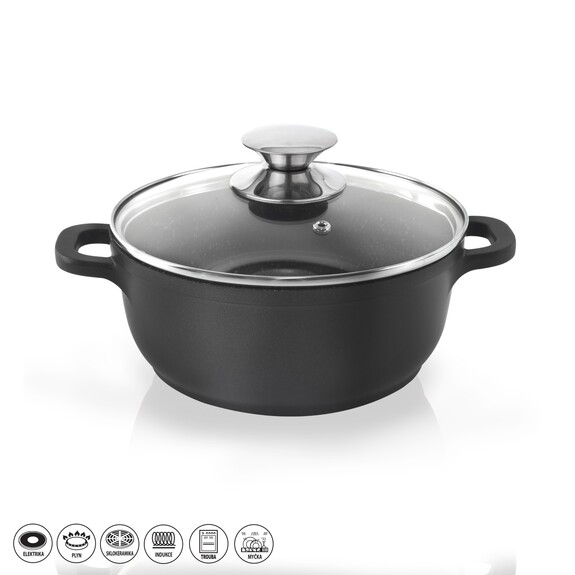 Hrnec GRANDE 2,3 l poklice sklo