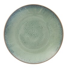 Talíř ker. mělký GLAZE pr. 27 cm zelená