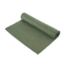 Ubrus-běhoun polyester 160x30 cm zelená