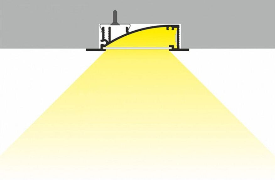 Profil WIRELI31 FLAT H/UX černá anoda 2m (metráž)