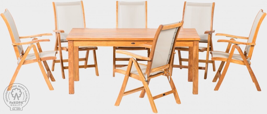 GIOVANNI SET III - sestava z teaku