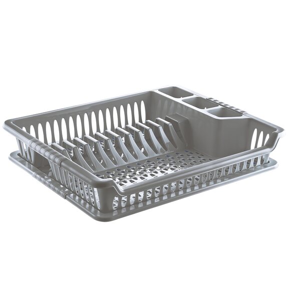 Odkapávač UH Vio luxury 2 díly 45x37x8,5 cm šedá