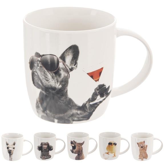 Hrnek porc. zvířata 0,38 l mix