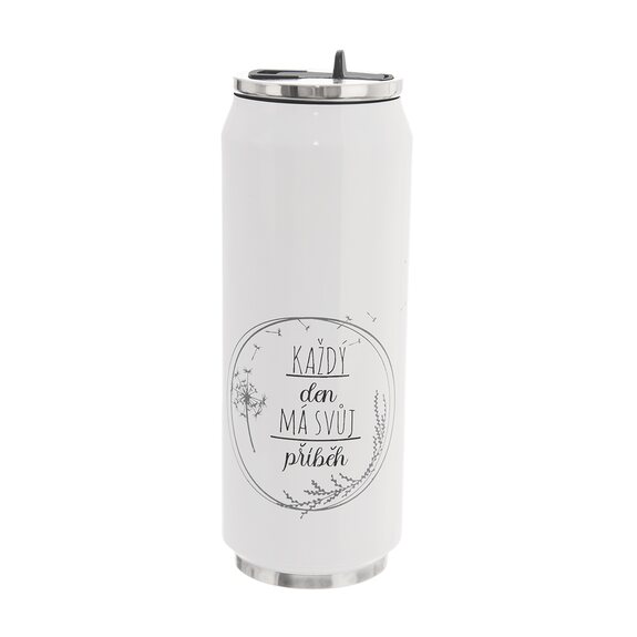 Termoska-plechovka nerez 0,5 l KAŽDÝ DEN