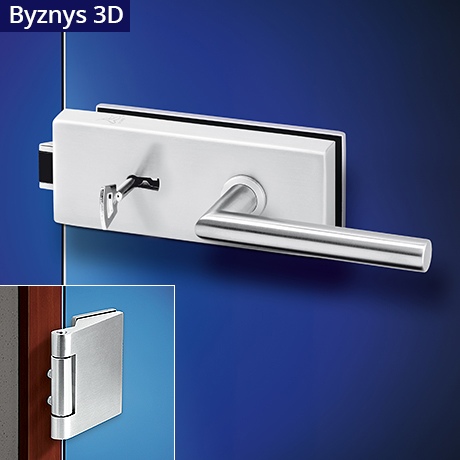 Tipa Byznys HR kování na skleněné dveře