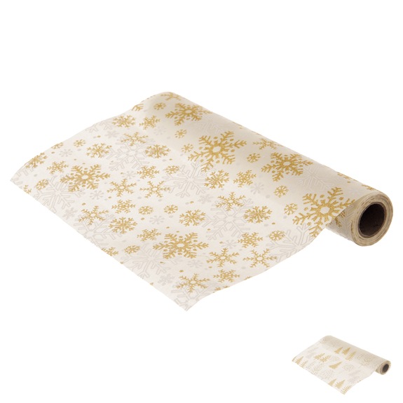 Ubrus-běhoun polyester vánoční 250x28 cm mix