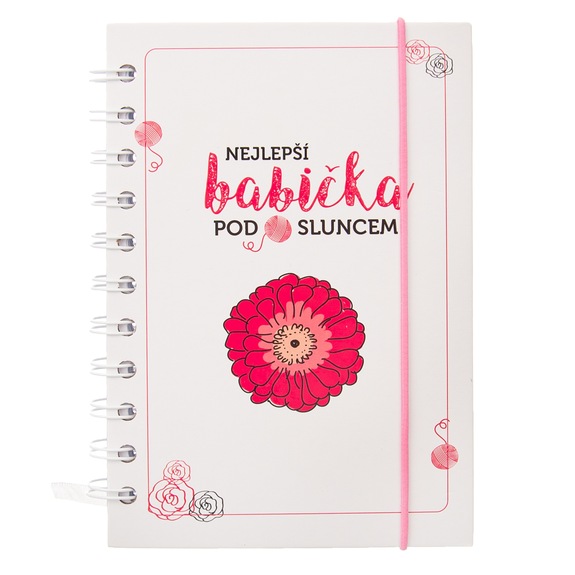 Zápisník krouž. vazba NEJLEPŠÍ BABIČKA