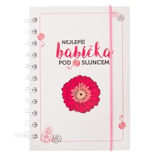 Zápisník krouž. vazba NEJLEPŠÍ BABIČKA