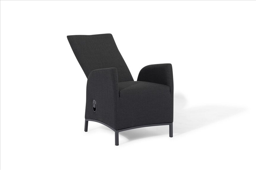 Luxusní polohovací zahradní křeslo Paris Lika-Tex(R) - antracit