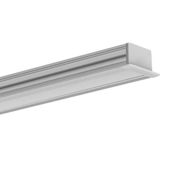 Profil PDS-NK stříbrný elox, 22,2x12x2000mm (metráž)