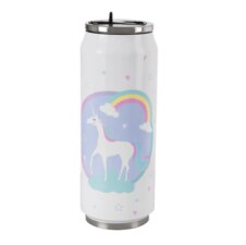 Termoska-plechovka nerez 0,5 l jednorožec