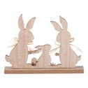 Zajíčci velikonoční, dřevěná dekorace