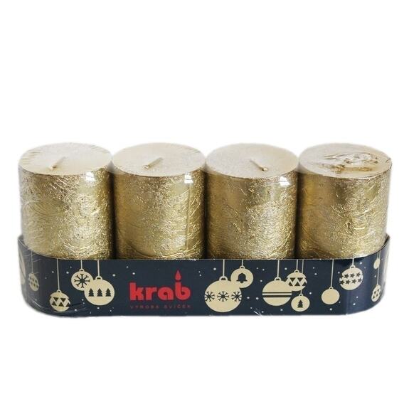 Sv.Rustik vál.50x80(4)LAK zlatá v lodičce