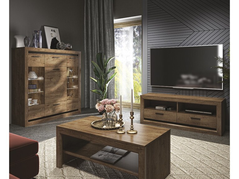 BENITO NEW 1401 konferenční stolek, dub lefkas