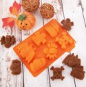 Forma silikon Halloween mix 6 oranžová