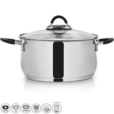 Kastrol nerez DALIE 1 l poklice sklo