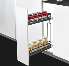 Plnovýsuvný dvojkoš boční Elegance s tl. dov.