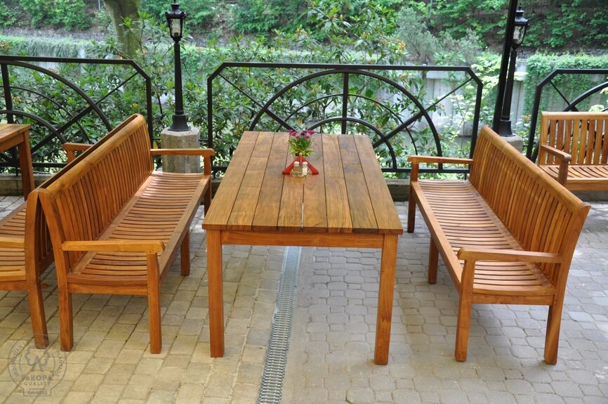 PIETRO 210 - lavice z teaku