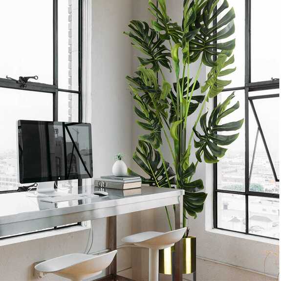 Dekorativní umělá rostlina - MONSTERA DELICIOSA GD4155