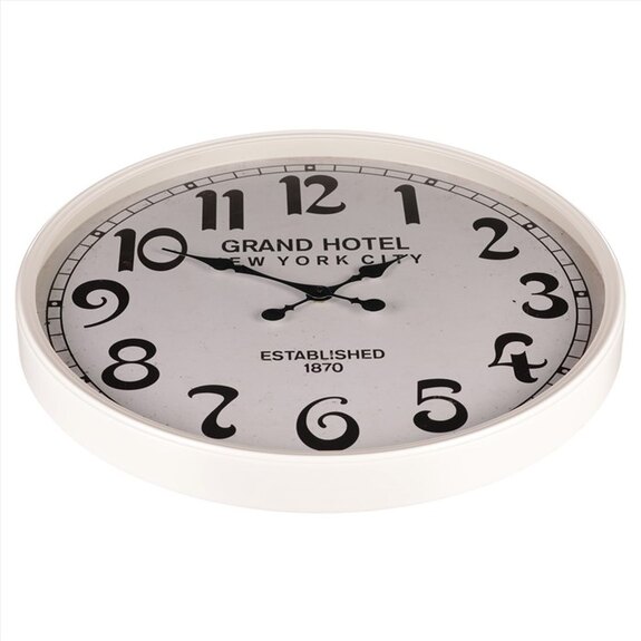 Hodiny nástěnné kov, 60cm
