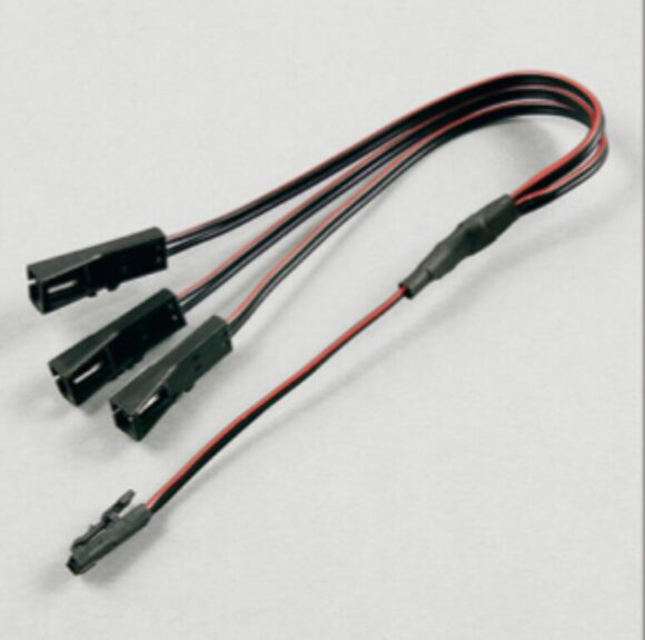 Kabel rozbočovací JST-M 1x samec - 3x samice, délka 0,23m