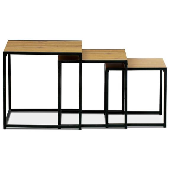 Set 3 ks odkládacích stolků AF-3003 OAK