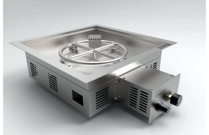 Samostatné plynové ohniště čtvercové