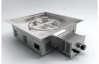 Samostatné plynové ohniště čtvercové