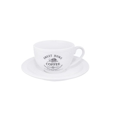 Hrnek ker.+podšálek SWEET HOME 0,25 l