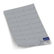 Samolepky na kořenky GREY obd. prázdné 23 šedá, CZ, SK