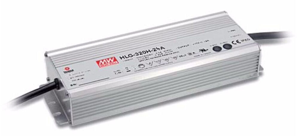 Zdroj napětí 24V 320W 13,3A IP65 nastavitelný Mean Well HLG-320H-24A