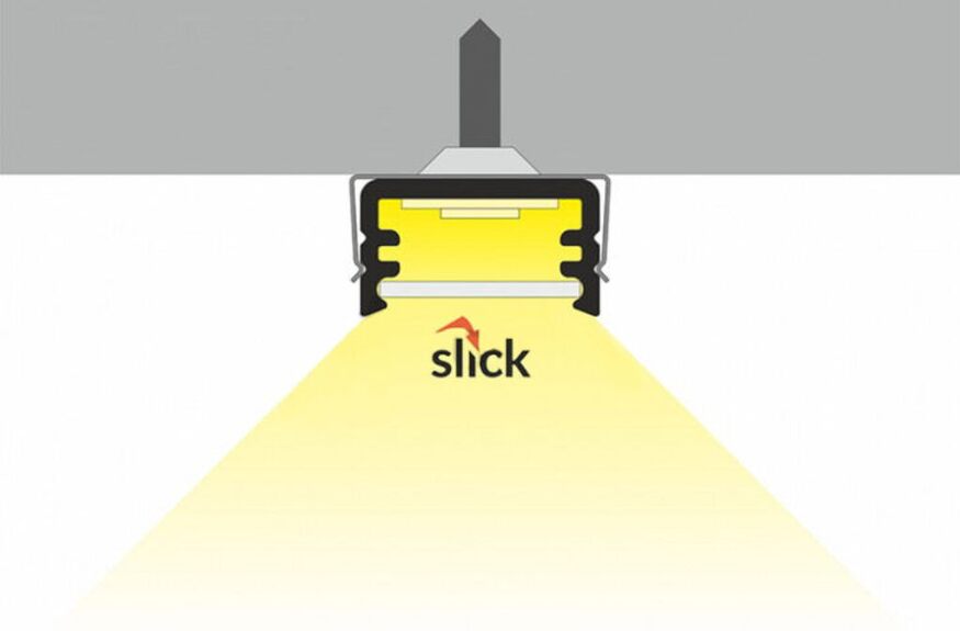 Profil WIRELI25 SLIM A/Z hliník surový 2000mm (metráž)