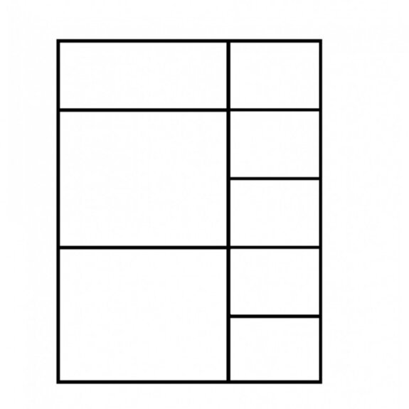 Rohová skříň Falco Tomio R4