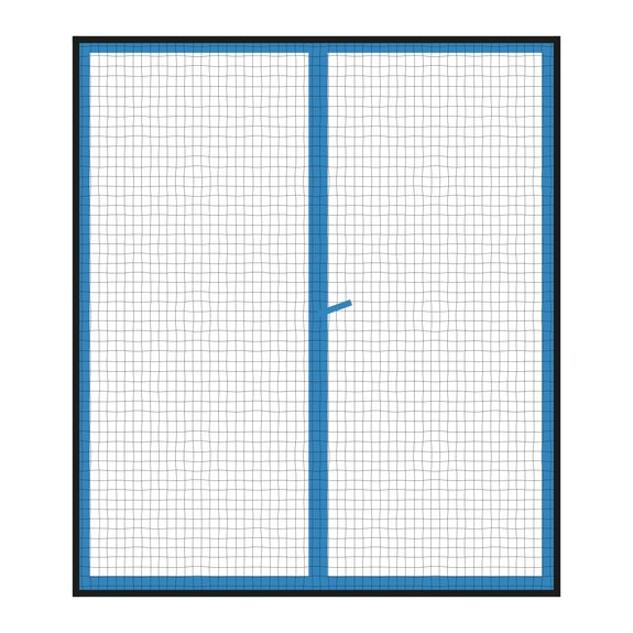 Síť proti hmyzu okno 2x 130x150 cm černá