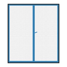 Síť proti hmyzu okno 2x 130x150 cm černá