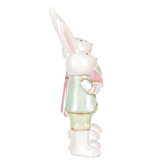 Zajíc a zaječice z keramiky ALA878 mix 4 druhů.