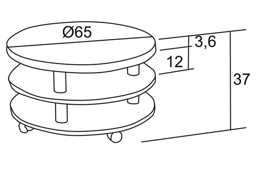 Konferenční stůl Kazimír o65