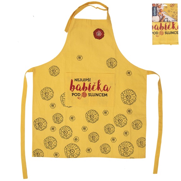 Zástěra bavlna kuch. NEJLEPŠÍ BABIČKA CZ