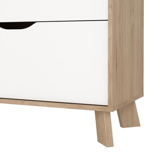 Komoda Iker 703 jackson hickory/bílá