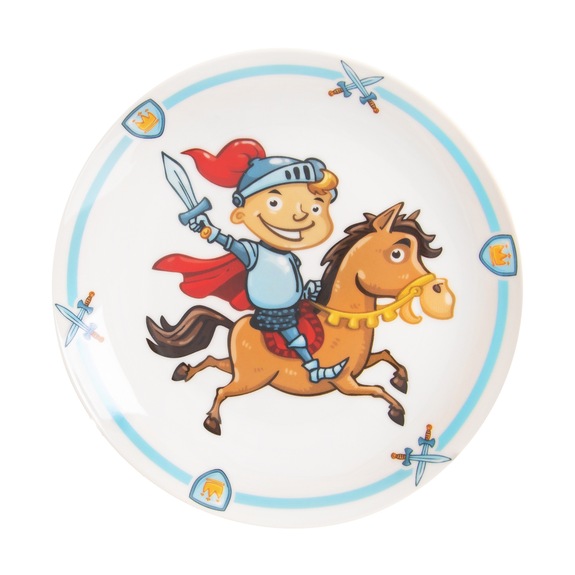 Talíř porc. mělký dětský rytíř pr. 21 cm