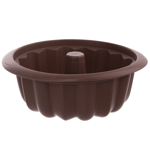 Forma silikon bábovka pr. 26 cm hnědá