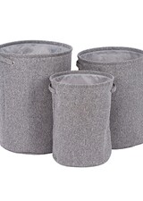 Koš na prádlo - polyester, sada 3 ks