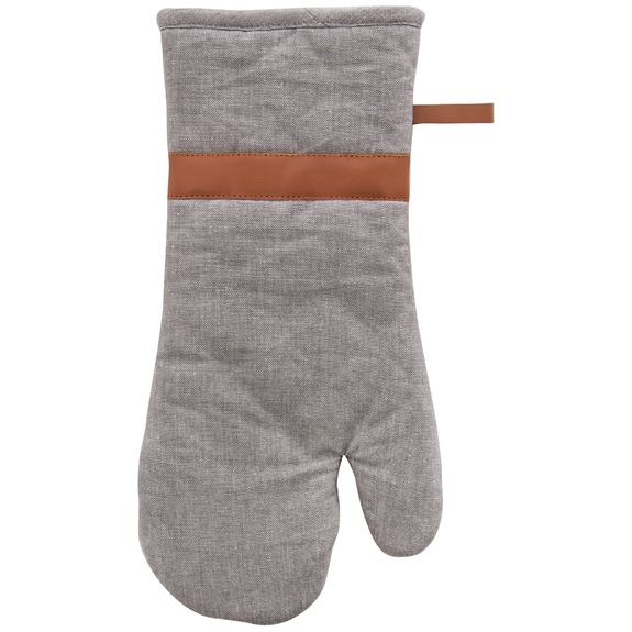 Chňapka bavlna/kůže+magnet Denim