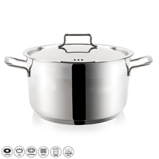 Kastrol nerez ANETT 8,2 l poklice