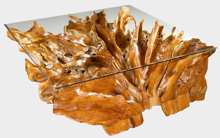 BRANCH 120x120x45cm stolek z teaku